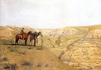 Painting Cowboys in the Bad Lands , 1888, eakins