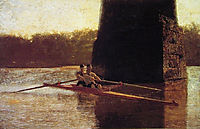 The Pair-Oared Scull, 1872, eakins