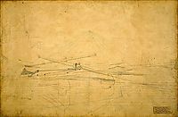 Perspective Drawing for The Biglin Brothers Turning The Stake, eakins