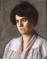 Portrait of Harriet Husson Carville , eakins
