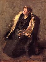 Portrait of Mrs. Hubbard, sketch, 1895, eakins