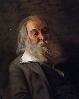 Portrait of Walt Whitman, 1887, eakins