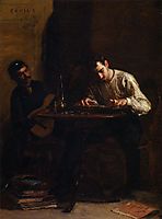 Professionals at Rehearsal, 1883, eakins