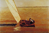 Sailing, 1875, eakins