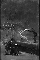Sketch for Between Rounds, eakins