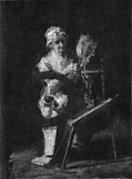 Sketch for In Grandmother-s Time , eakins