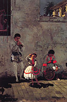 A Street Scene in Seville, 1870, eakins