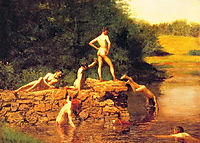 The Swimming Hole, c.1883, eakins