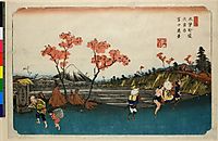 Omiya yado Fuji enkei (no.50), 1842, eisen