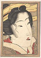 Rejected Geisha from Passions Cooled by Springtime Snow, 1825, eisen