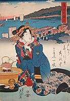 Shinagawa: Hot Tea, 1845, eisen