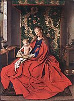 Madonna with the Child Reading, 1433, eyck