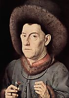 Portrait of a Man with Carnation, c.1435, eyck