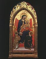 Gentile da Fabriano Madonna and Child, with Sts. Lawrence, fabriano