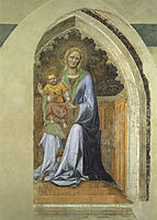 Madonna and Child with Angels Madonna and Child with Angels Gentile da Fabriano Fresco Orvieto, Cathedral, 1425, fabriano