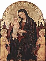 Madonna With Two Angels, 1410, fabriano