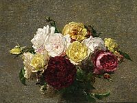 Bouquet of Roses, c.1879, fantinlatour