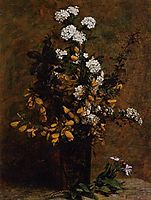 Broom and Other Spring Flowers in a Vase, 1882, fantinlatour