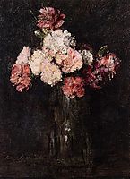 Carnations in a Champagne Glass, 1874, fantinlatour