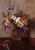 Diverse Flowers, 1864, fantinlatour