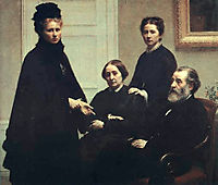 The Dubourg Family, 1878, fantinlatour