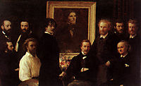 Homage to Delacroix, 1864, fantinlatour