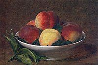 Peaches in a Bowl, 1894, fantinlatour