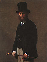 Portrait of Edouard Manet, 1867, fantinlatour