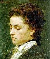 Portrait of Giovane Donna, 1873, fantinlatour