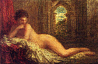 Petite Orientale Couchee, Reclining Nude, 1904, fantinlatour
