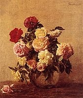 Roses, 1884, fantinlatour