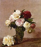 Roses, 1885, fantinlatour