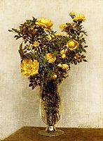 Roses Lying on Gold Velvet, fantinlatour