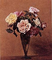Roses in a Vase, 1892, fantinlatour