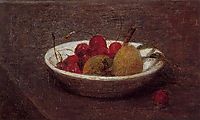 Still Life of Cherries and Almonds, 1870, fantinlatour