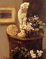 Still Life with Torso and Flowers, 1874, fantinlatour