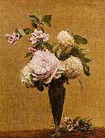 Vase of Peonies and Snowballs, 1878, fantinlatour