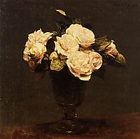 White Roses, 1873, fantinlatour