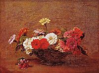 Zinnias, 1891, fantinlatour