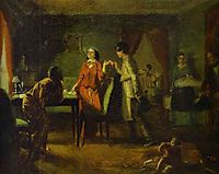 Fashionable Wife (Lioness), 1849, fedotov