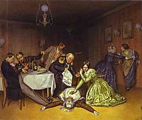It is Cholera to Blame, 1848, fedotov
