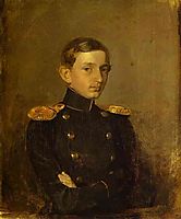 Portrait of M. P. Zhdanovich, 1847, fedotov