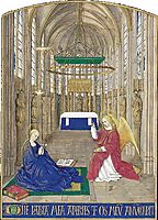 The Annunciation, c.1445, fouquet