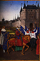 The Arrival of Charles V (1337-80) in Paris, 28th May 1364, c.1460, fouquet
