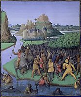 Battle between the Maccabees and the Bacchides, c.1470, fouquet