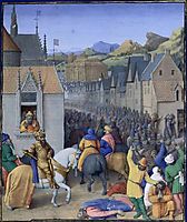 Capture of Jerusalem by Ptolemy Soter, 1475, fouquet