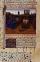 Conviction and punishment supporters of Amaury de Chartres, 1460, fouquet
