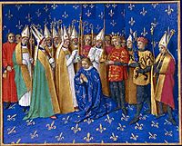 Coronation of Philippe Auguste, 1460, fouquet