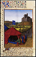The Death of Bertrand du Geusclin (c.1320-80) at Chateauneuf-de-Randon, 1460, fouquet