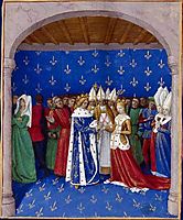Marriage of Charles IV and Marie of Luxembourg, c.1455, fouquet